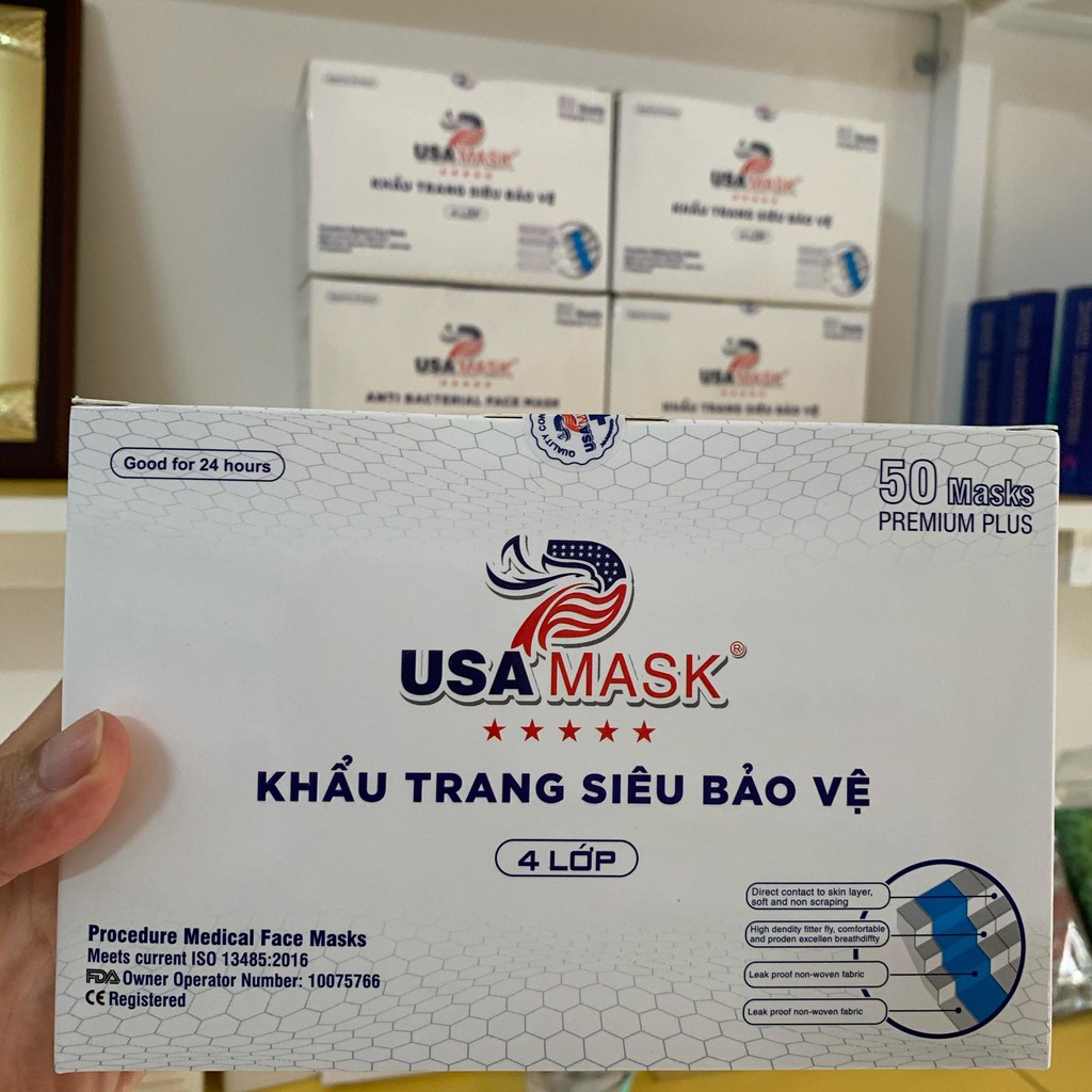 KHẨU TRANG Y TẾ 4 LỚP