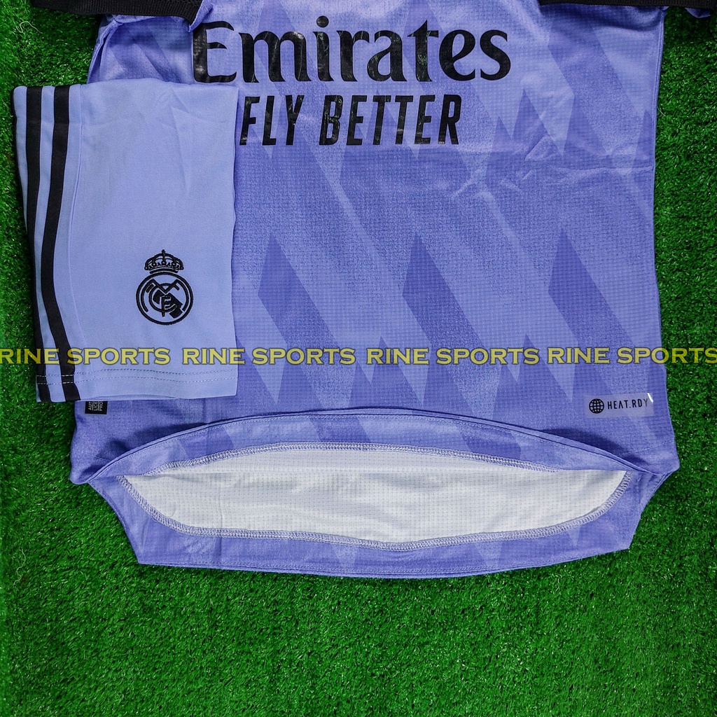 Bộ áo bóng đá Real - Real madrid  sân khách Super hàng thailand 2021-2022 Giống thi đấu 99%