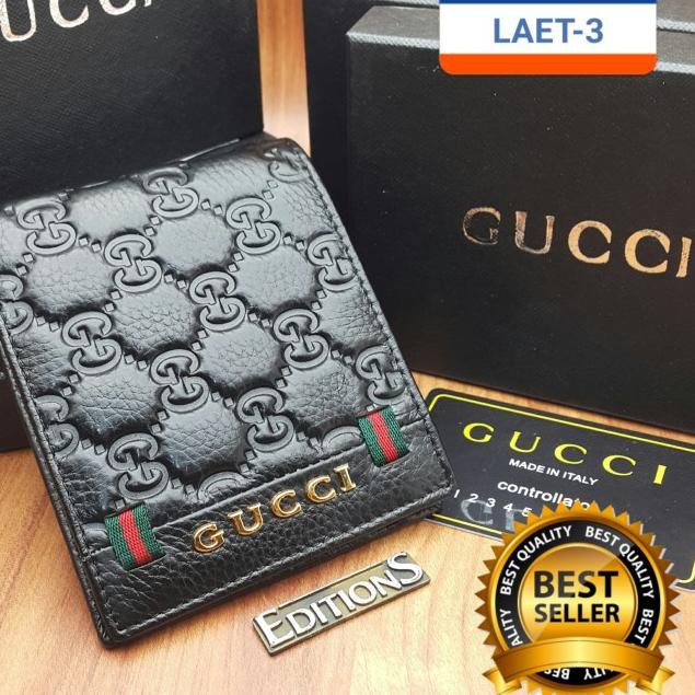 Mới Ví Da Gucci Laet-3 Chính Hãng Thời Trang Cho Nam