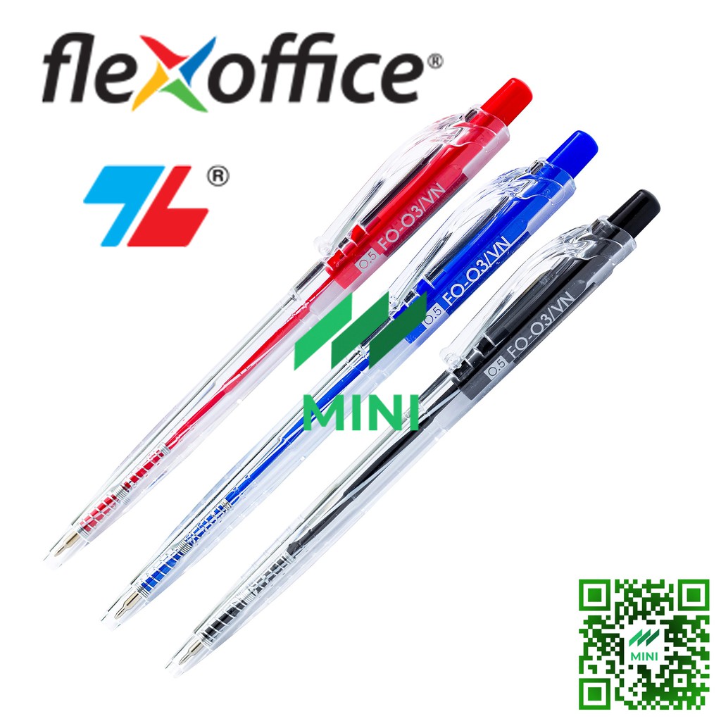 Bút bi Thiên Long Flexoffice FO-03