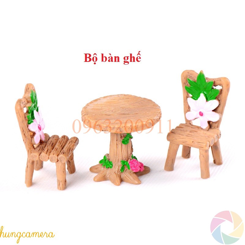 Phụ kiện trang trí - Bộ bàn ghế