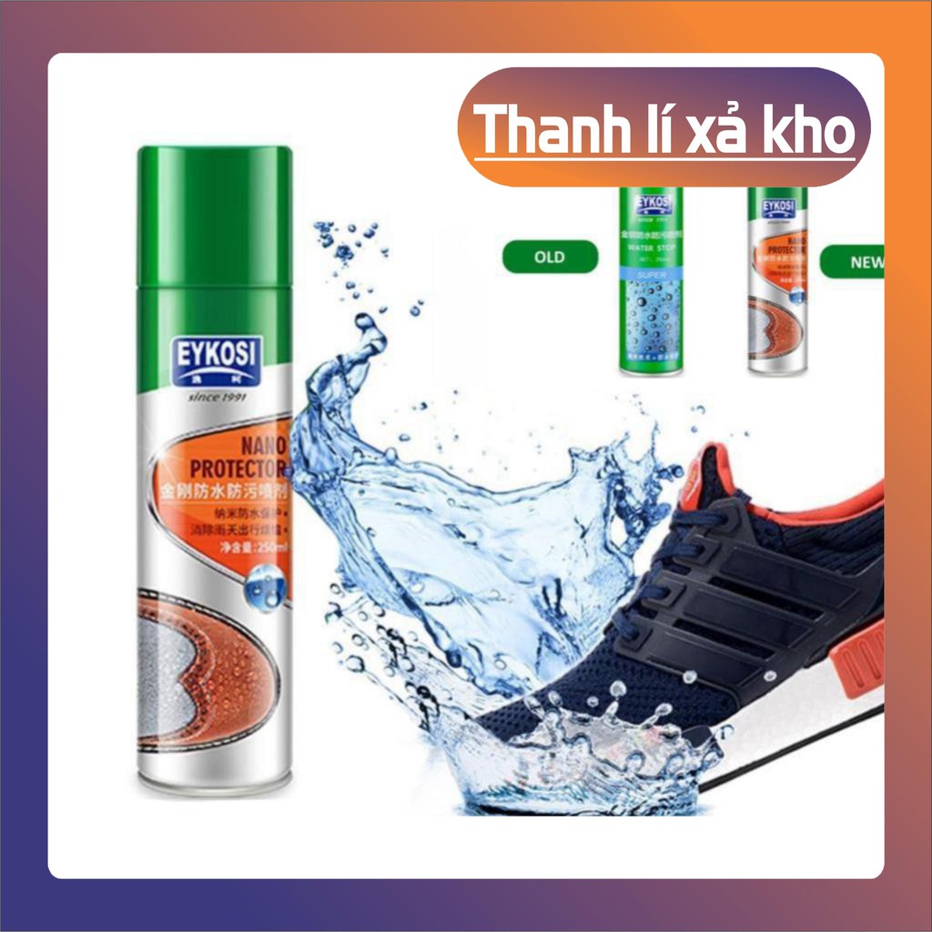 Bình Xịt Nano cho giày Eykosi Chống thấm nước, bụi bẩn 250ml