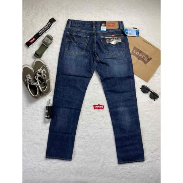 Quần jean nam thường xuyên Levis 501 sản xuất tại Nhật Bản | Quần dài nam tiêu chuẩn | Thời trang nam