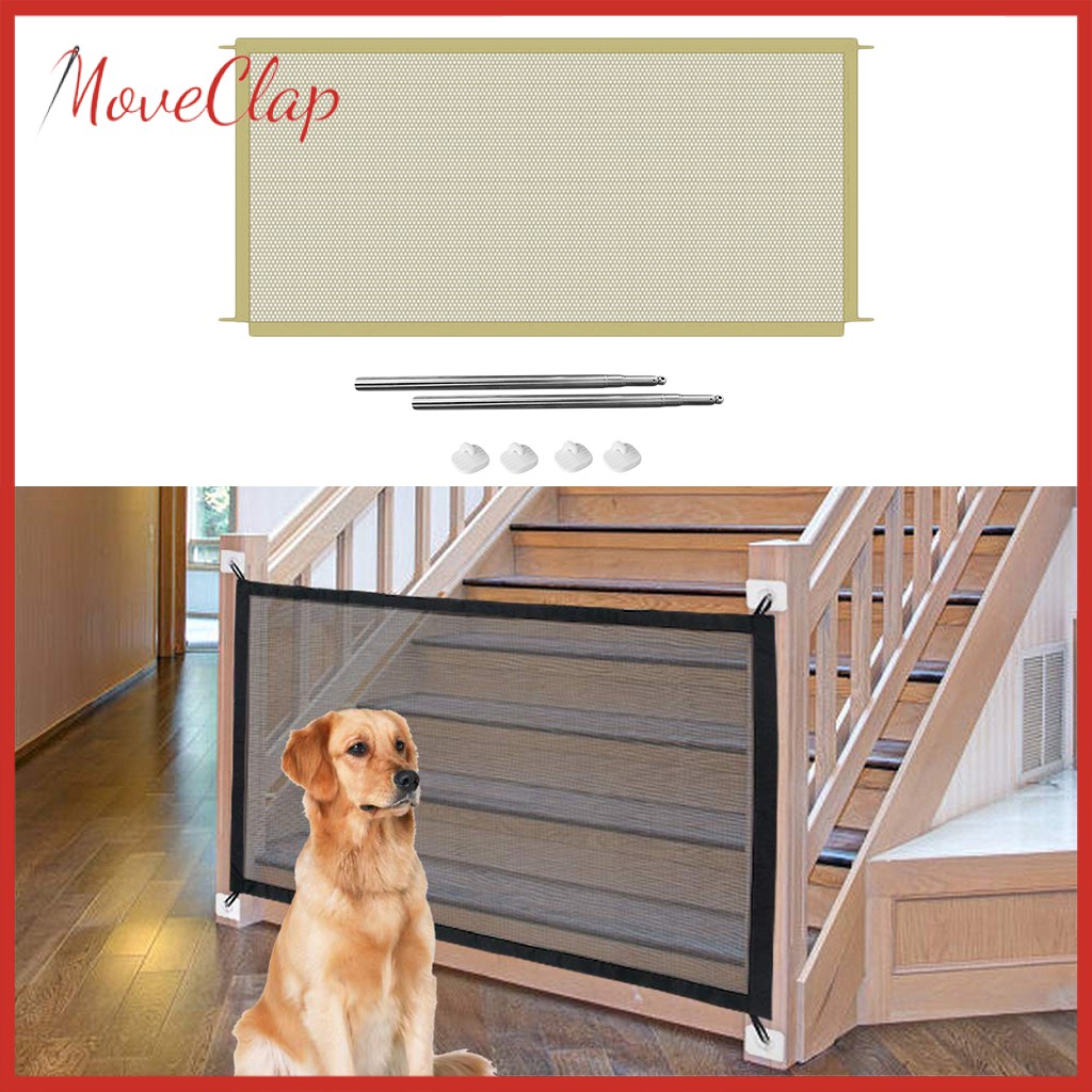 Lưới Chặn Cửa / Cầu Thang Di Động An Toàn Cho Thú Cưng Lzdxwcke3 Kích Thước 120x72cm