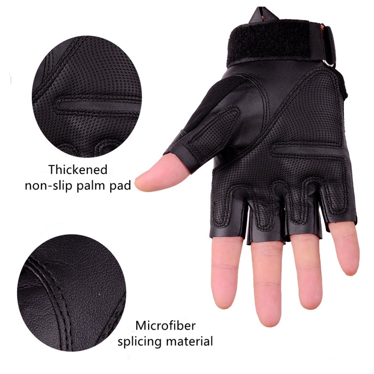 J.o.y Găng Tay Thể Thao Hở Ngón Chất Lượng Cao Cho Nam #058