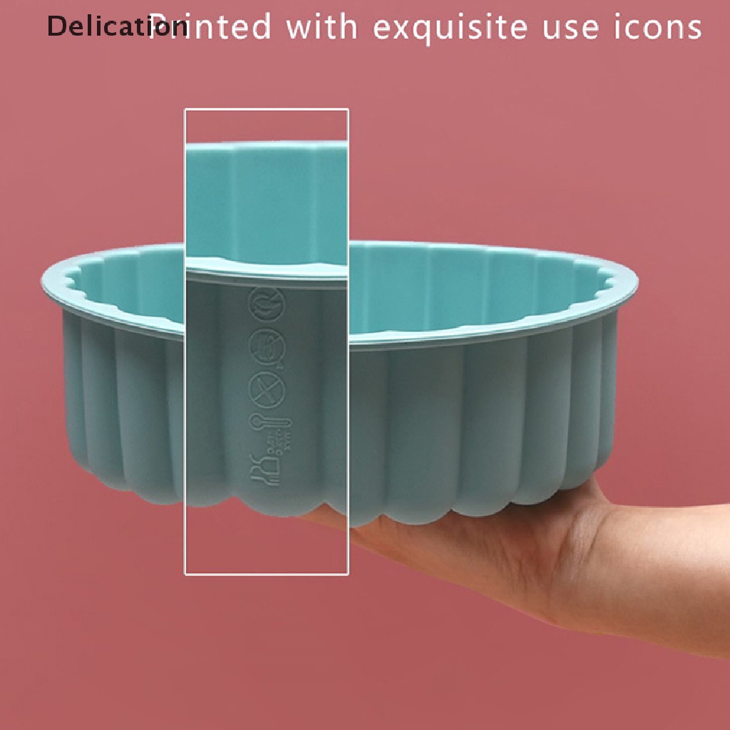 Khuôn Silicone Làm Bánh Hình Tròn Chống Dính Tiện Dụng