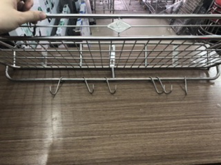 Kệ chén treo tường 1 tầng inox 201( 30x60cm)