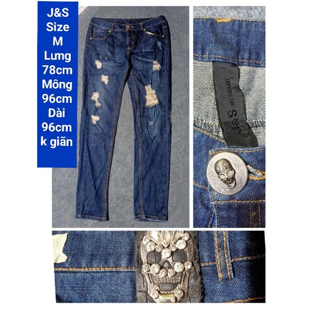 Quần jeans 2hand tuyển