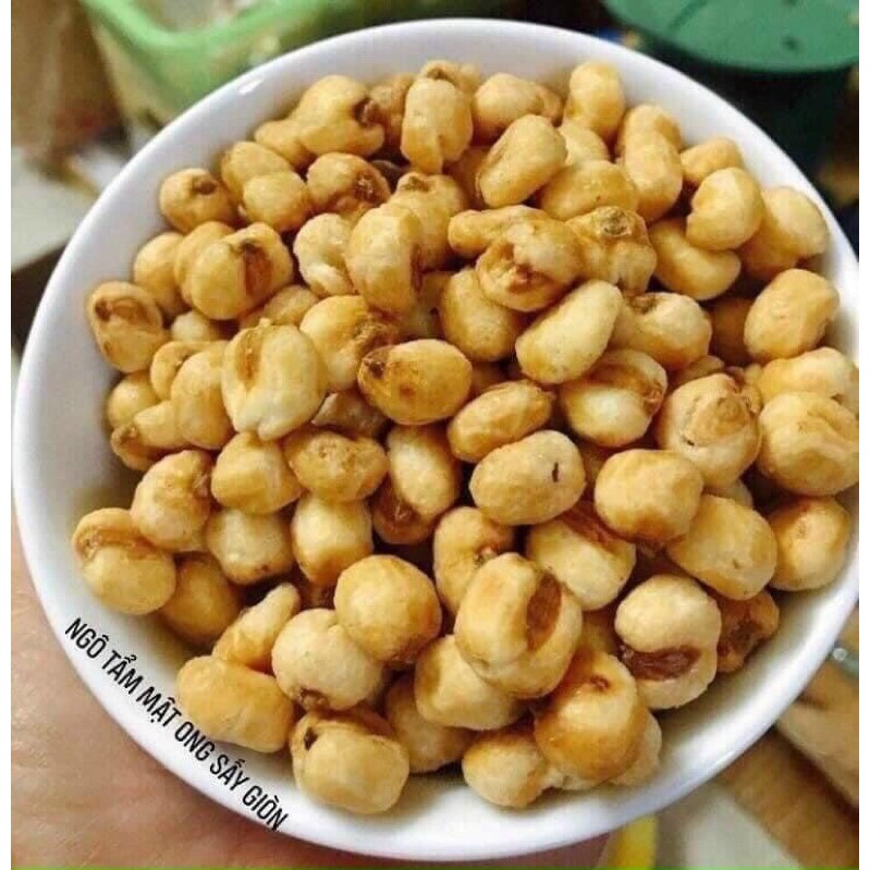 NGÔ NẾP SẤY BƠ TẨM MẬT ONG RỪNG 500GR NGON HẢO HẠNG