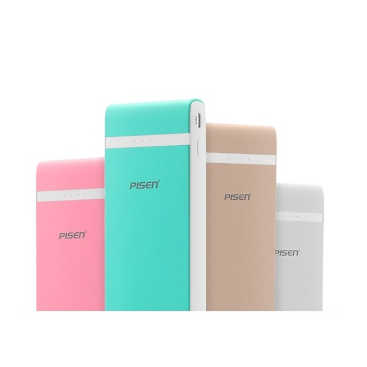 [SỐ LƯỢNG CÓ HẠN] Pin sạc dự phòng Pisen TS-D190 Color Power 10000mAh (nhiều màu)