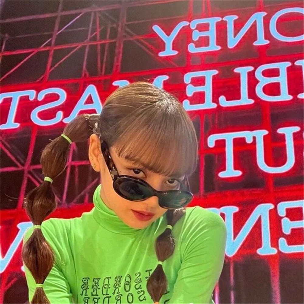 Kính Mát Gọng Oval Màu Macaron Thời Trang