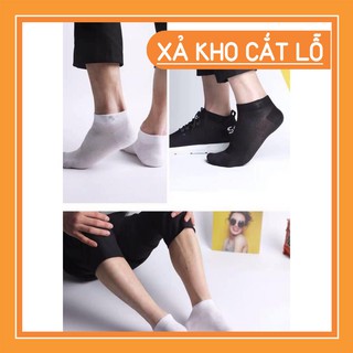 Tất lưới nam thông hơi cổ ngắn xuất Nhật – Combo 5 đôi