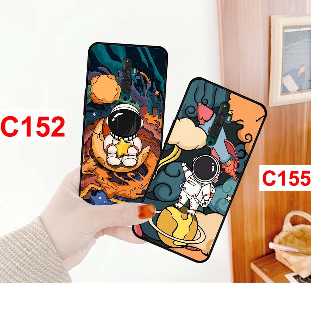Ốp lưng Oppo Reno 2 - Reno 2F in hình phi hành gia, vũ trụ ngân hà. ốp oppo rẻ bền đẹp.