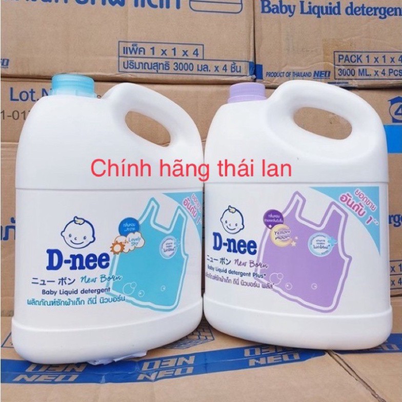 [ TP. HCM ] Nước Giặt Dnee Thái Lan Mẫu Mới Nắp Neo Chính Hãng Thái Lan