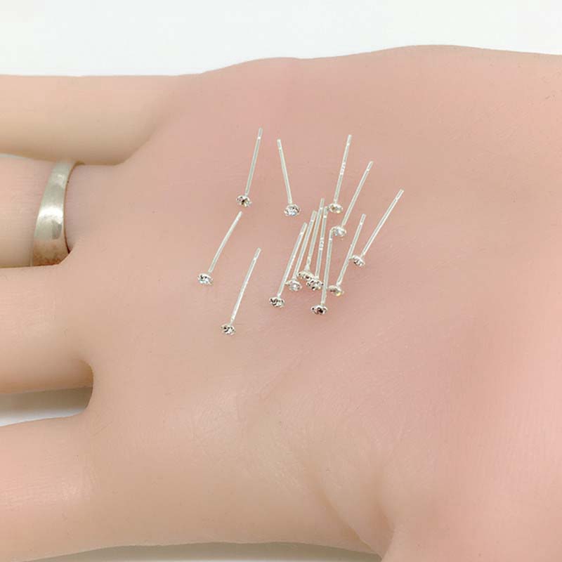 Đôi Bông Tai Mạ Bạc 925 Đính Đá Xinh Xắn Cho Nữ