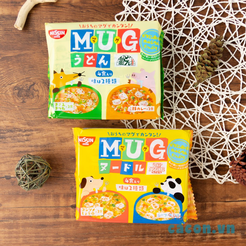Mỳ Nhật Ăn Liền Mug Mì chú hề Anpanman Nissin Cho Bé Ăn Dặm