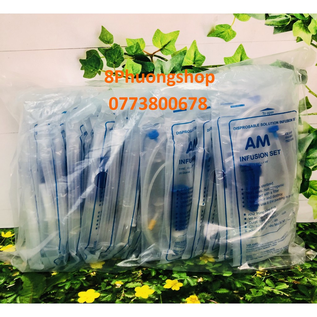 Dây truyền dịch AM có kim bướm – Dây truyền dịch y tế