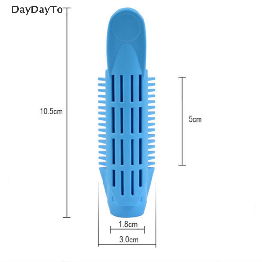Bộ 4 Kẹp Tóc Xoăn Tự Nhiên Bằng Nhựa Tiện Dụng