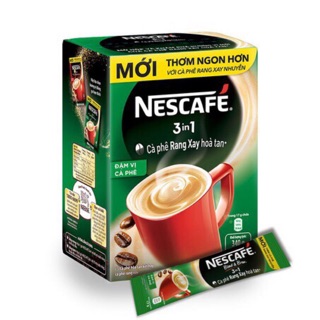 Hộp 20 Gói NesCafe 3.1 Rang Xay Đậm Vị Cafe 340gr Xanh