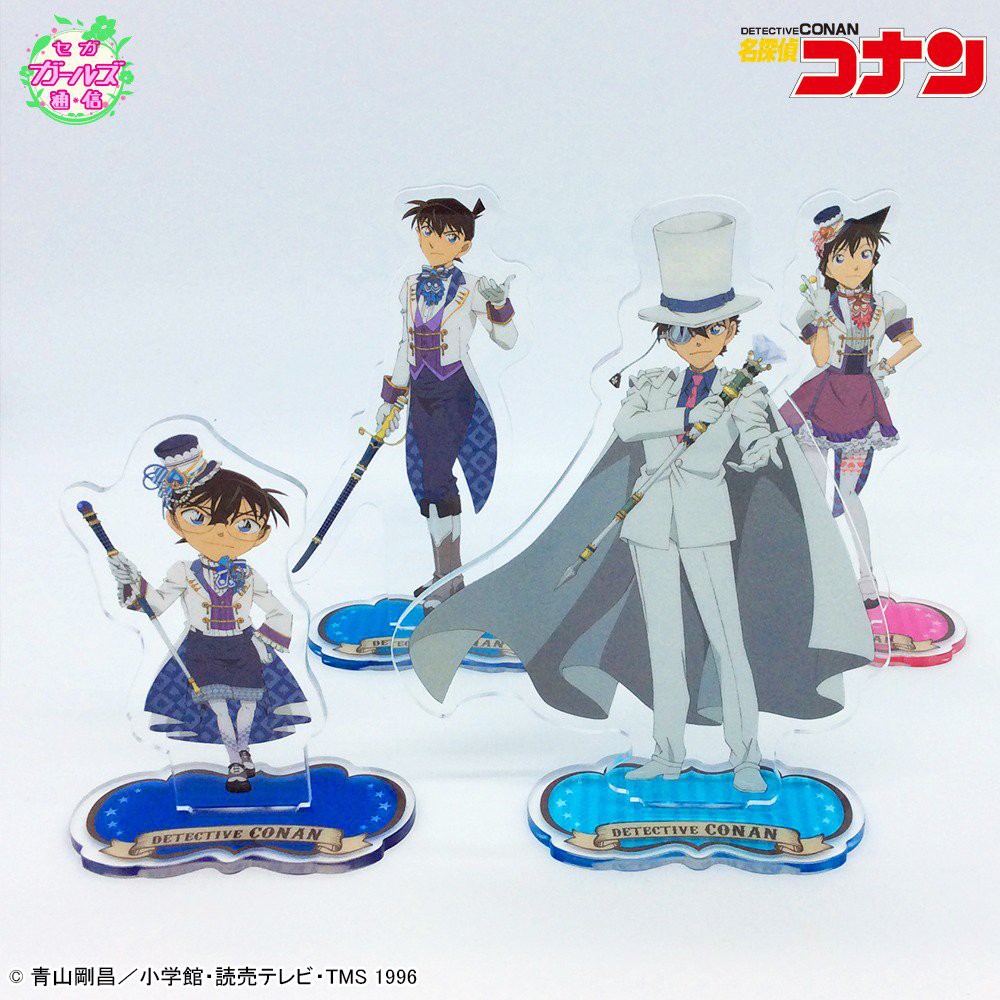 Standee Conan Movie 23, Shinichi, Kid, Akai, Amuro, Ran, Makoto, Sonoko
