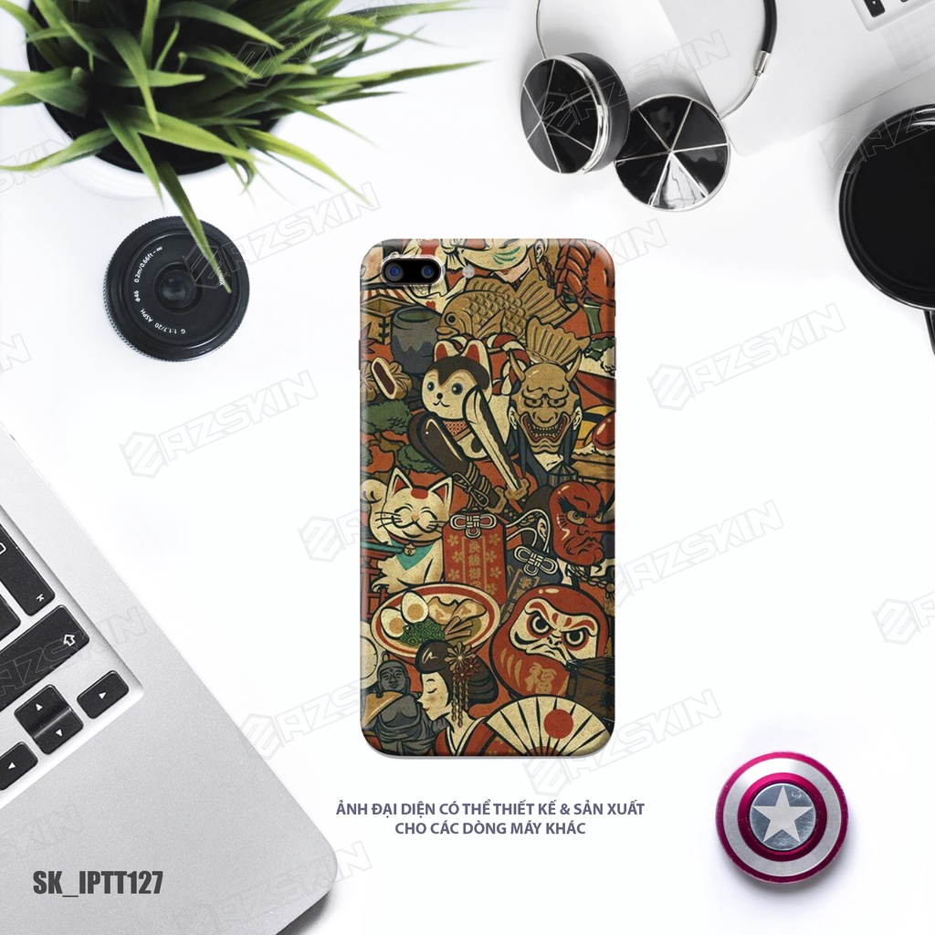 Miếng Dán Skin Lưng Viền IPhone 7/8/14 Pro Max Độc Lạ |SK_IPTT127| Chất Liệu Film 3M Chính Hãng Bền Màu, Cắt Sẵn Dễ Dán