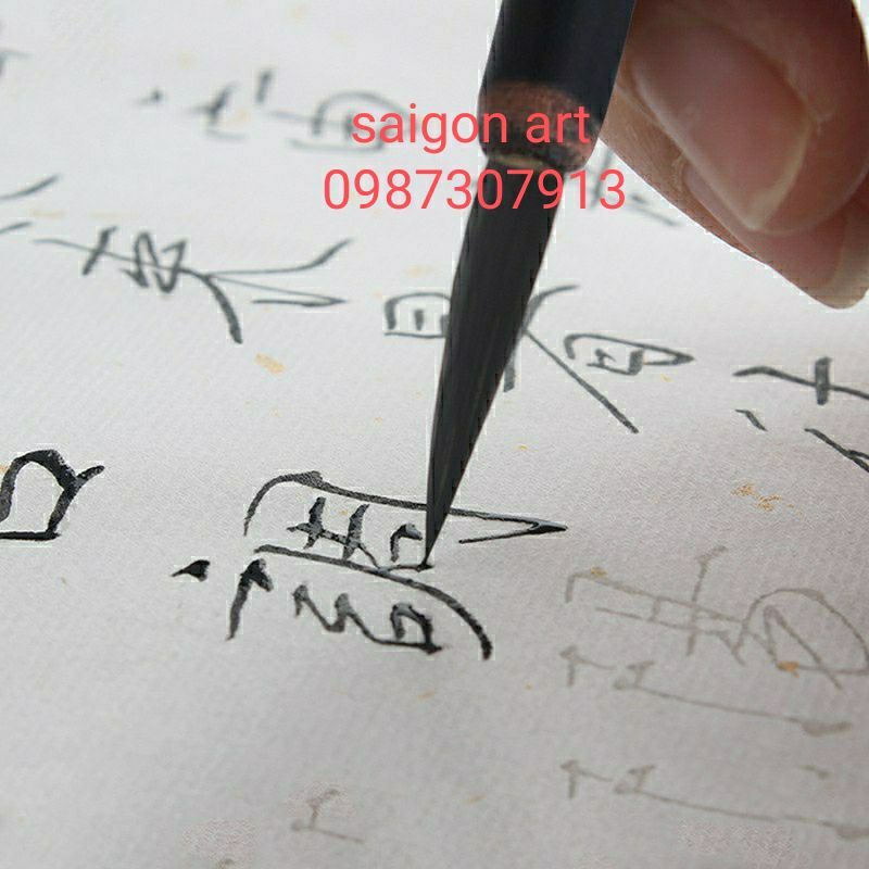 Cọ Trúc Vẽ Tranh, Bút Lông Viết Thư Pháp