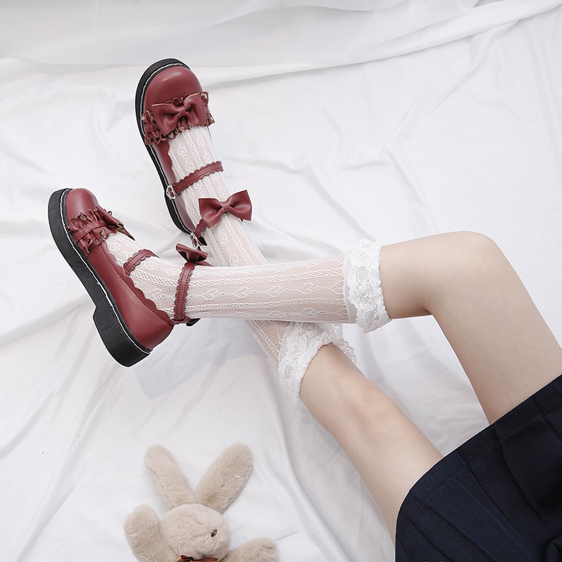 Giày Búp Bê Da Mềm Đính Nơ Xinh Xắn Cho Nữ | BigBuy360 - bigbuy360.vn