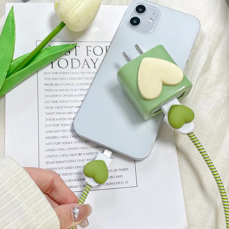 Bộ Phụ Kiện Bảo Vệ Dây Cáp Sạc Cho iphone 18W / 20W