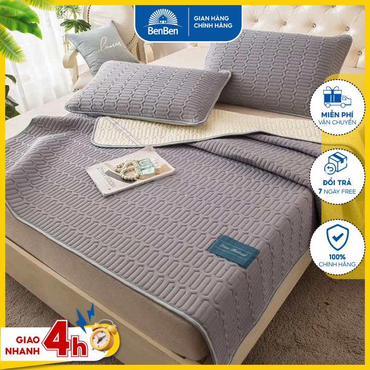 Chiếu cao su tencel 3D siêu êm mát dành cho mùa nóng chiếu điều hòa  - Ben ben