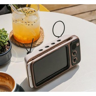 Loa Bluetooth mô hình TV trắng đen thời bao cấp