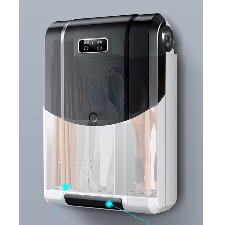 MẤY KHỬ KHUẨN ĐŨA THÌA BẰNG TIA UV TREO TREO TƯỜNG TIỆN LỢI - MẤY SẤY ĐŨA THÌA KHỬ KHUẨN CAO CẤP TRÁNH ẨM MÓC VÀ BỤI BẨN