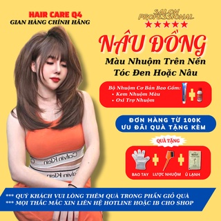 Thuốc Nhuộm Tóc Màu Nâu Đồng Không Tẩy - Hair Care Q4