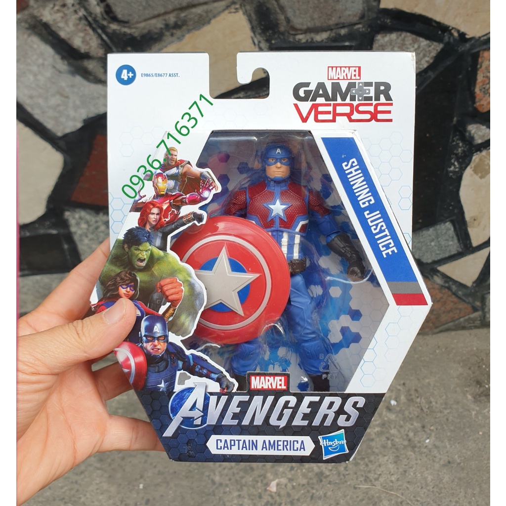 Mô hình nhân vật Marvel Avengers - Captian America