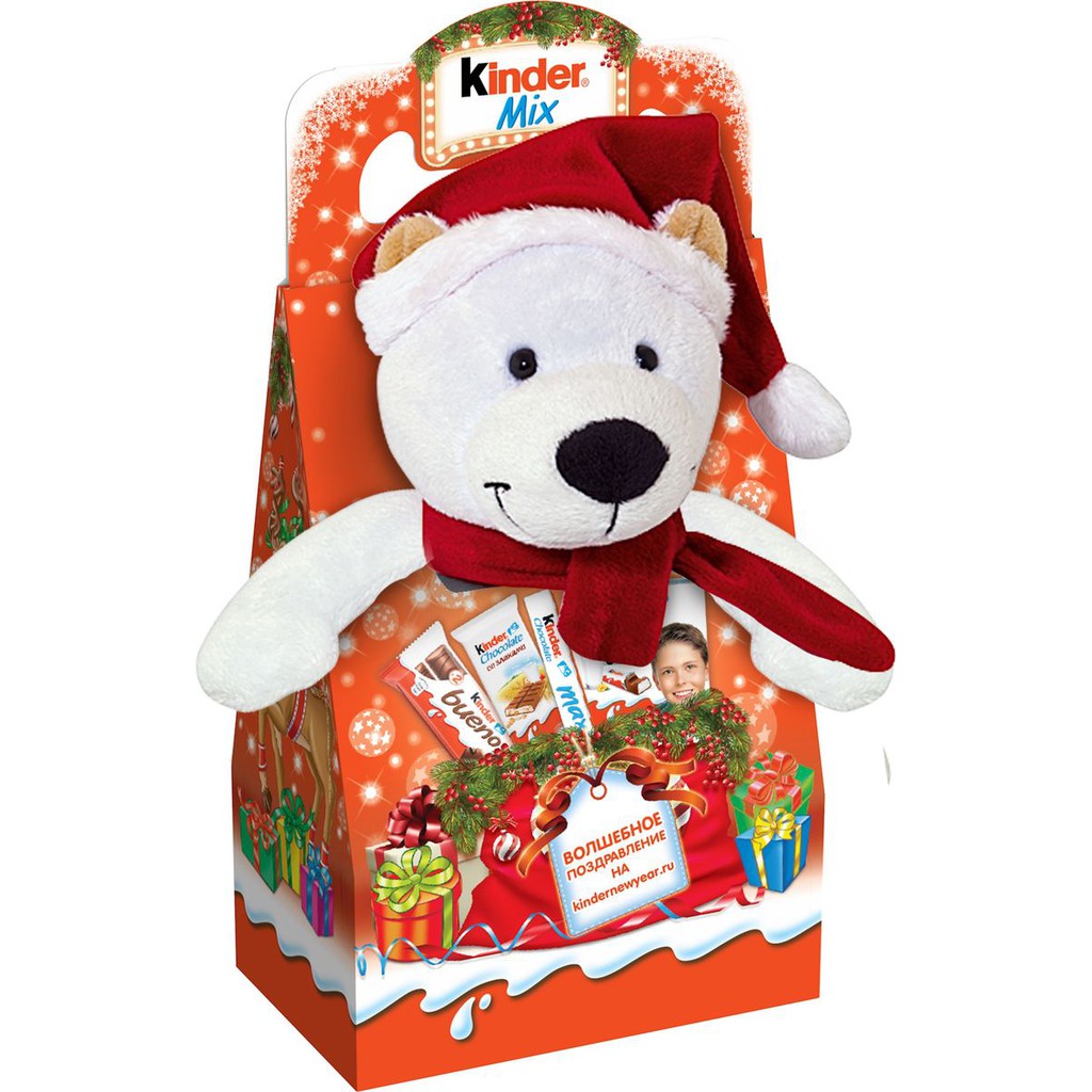 Thú nhồi bông  Kinder Nga quà tặng Noel-không có kẹo-không hộp