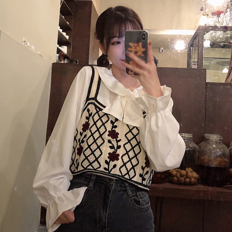 Áo Croptop Dệt Kim Sát Nách Thiết Kế Đơn Giản Hợp Thời Trang