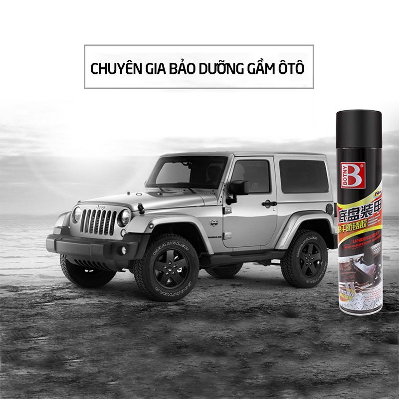 BOTNY undercoat and rustproof system Sơn phủ gầm xe,phủ lót gầm và chống rỉ sét, trầy xước, cách nhiệt cho xe hơi,B-1117