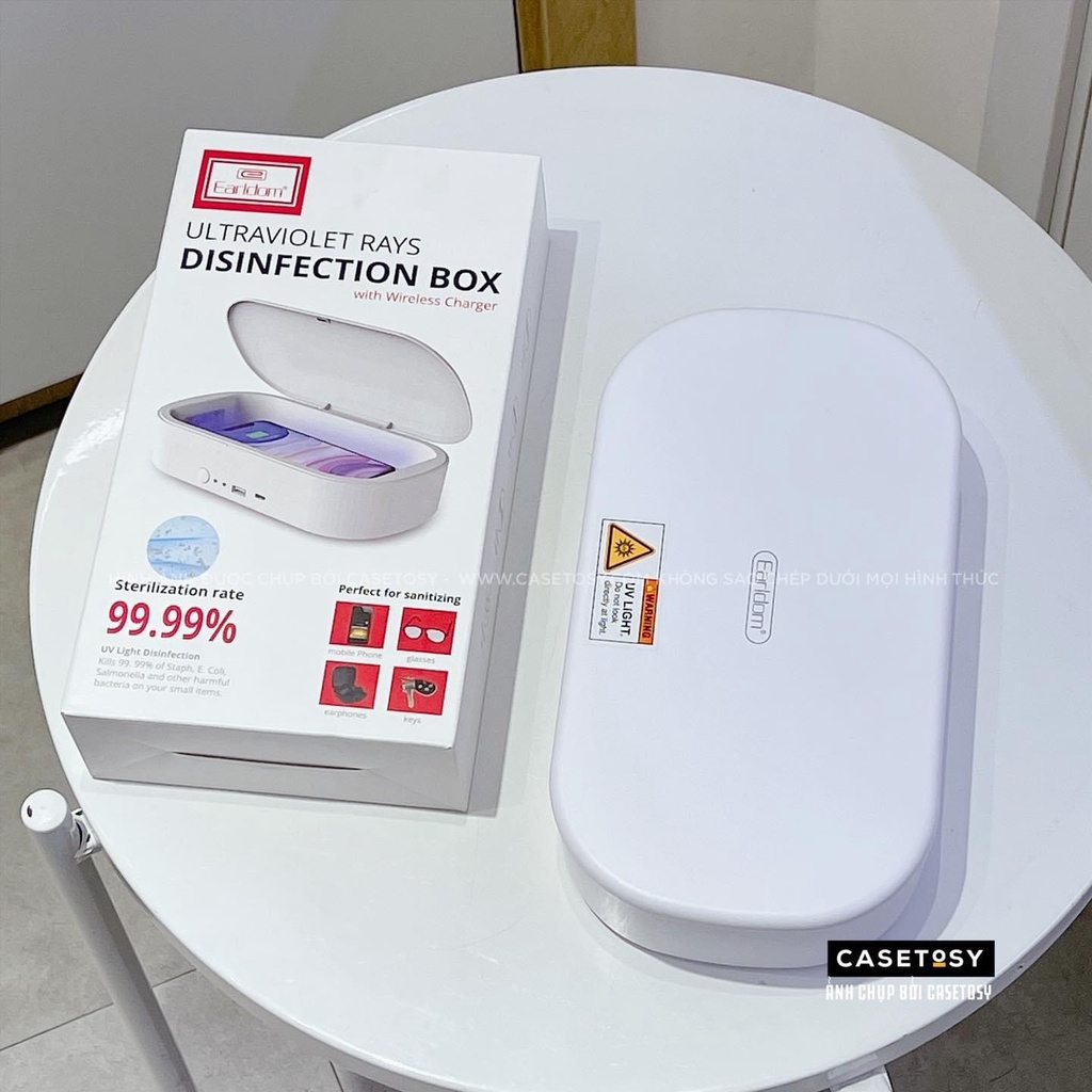 ⚡️ Hộp Sạc Không Dây Kháng Khuẩn Cao Cấp Earldom OD-KFX001 ⚡️ 𝐅𝐑𝐄𝐄 𝐒𝐇𝐈𝐏 ⚡️Chính hãng Earldom