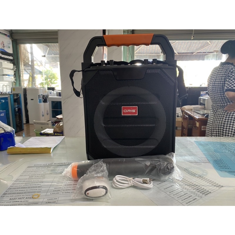 Loa Oris V3 kết nối không dây, tặng kèm Micro không dây hành chính hãng