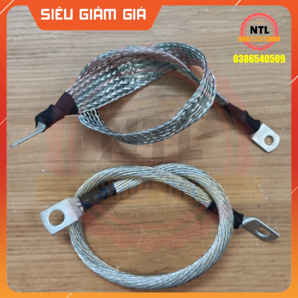 Dây cáp đồng mạ M50 M70 nối dài cho tay hàn hoặc kẹp kim máy hàn cell pin