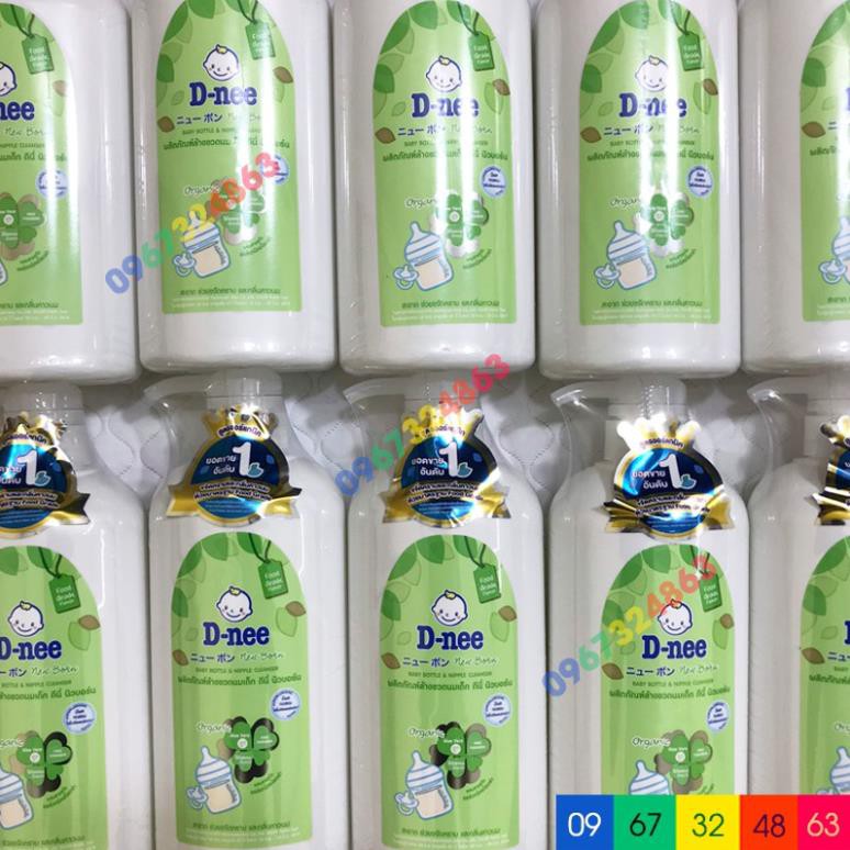 NƯỚC RỬA BÌNH SỮA DNEE ORGANIC 620ML, 600ML DATE MỚI NHẤT