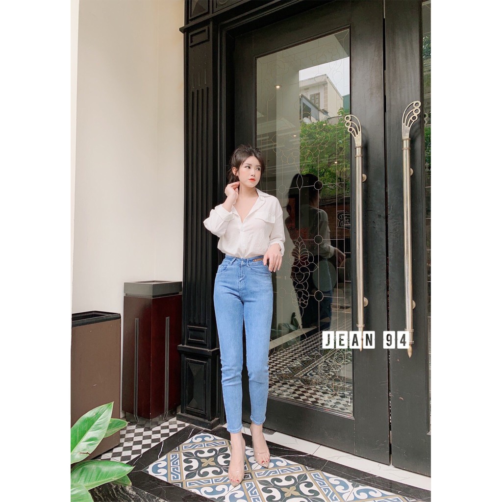 Quần Bò Nữ ⚡️FREE SHIP⚡️ Quần Jean Nữ Dáng Ôm Skinny, Chất liệu Cao Cấp,Co Giãn 4 Chiều - BY958.01