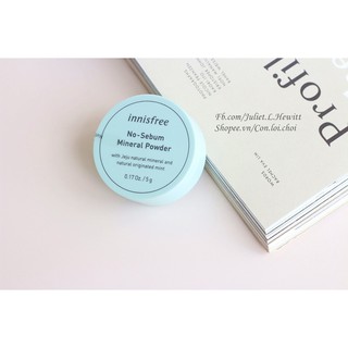 Phấn bột kiềm dầu Innisfree No Sebum Mineral Powder Emoji Limited Edition