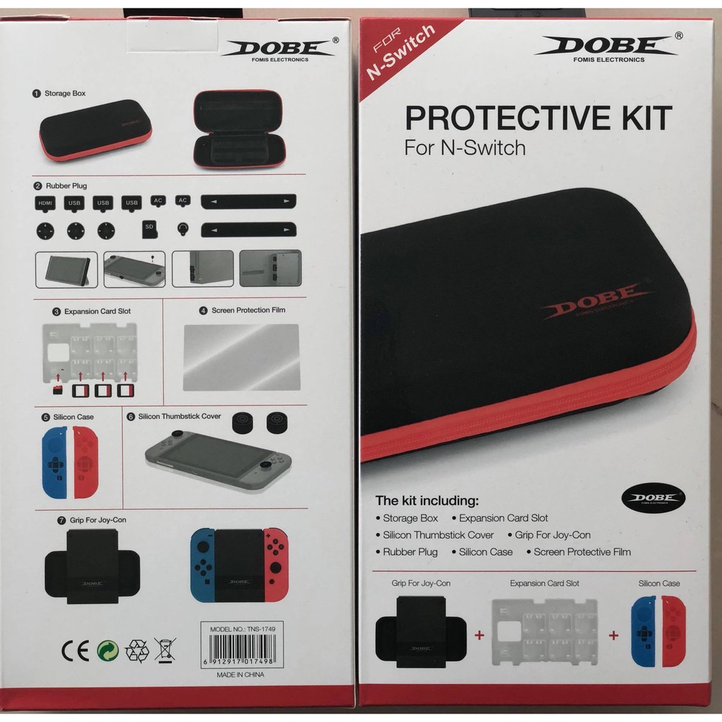 Bộ combo túi bảo vệ hãng Dobe cho Nitendo Switch