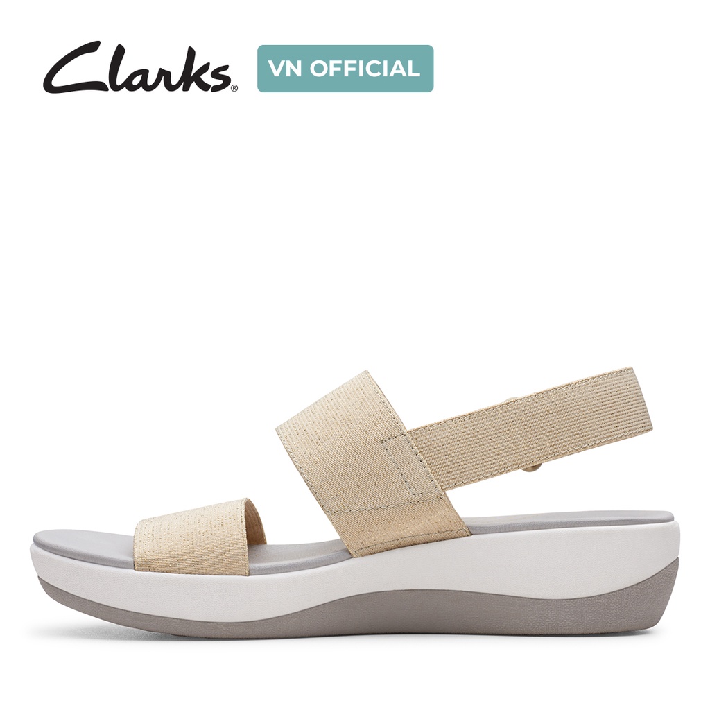 Dép xăng đan Nữ CLARKS Arla Jacory màu Gold Metallic