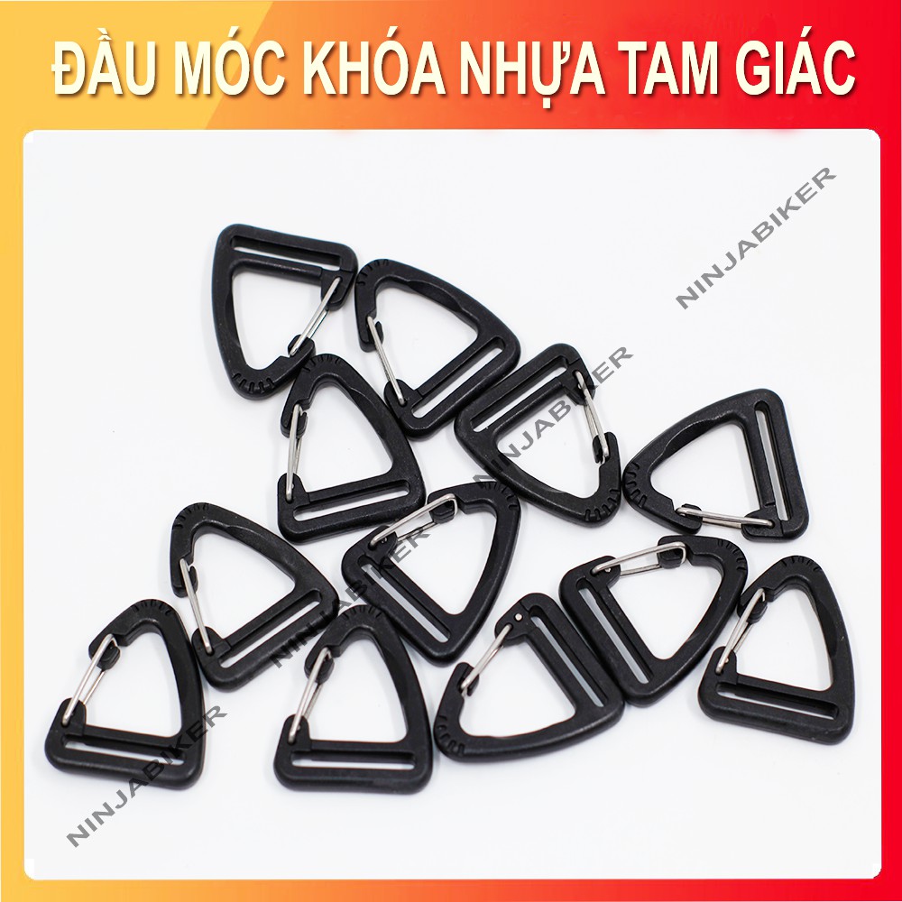 Đầu móc khóa nhựa tam giác