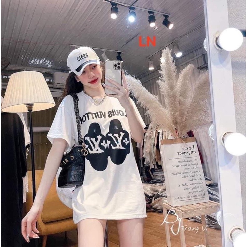 Áo phông đôi dép V L LN11