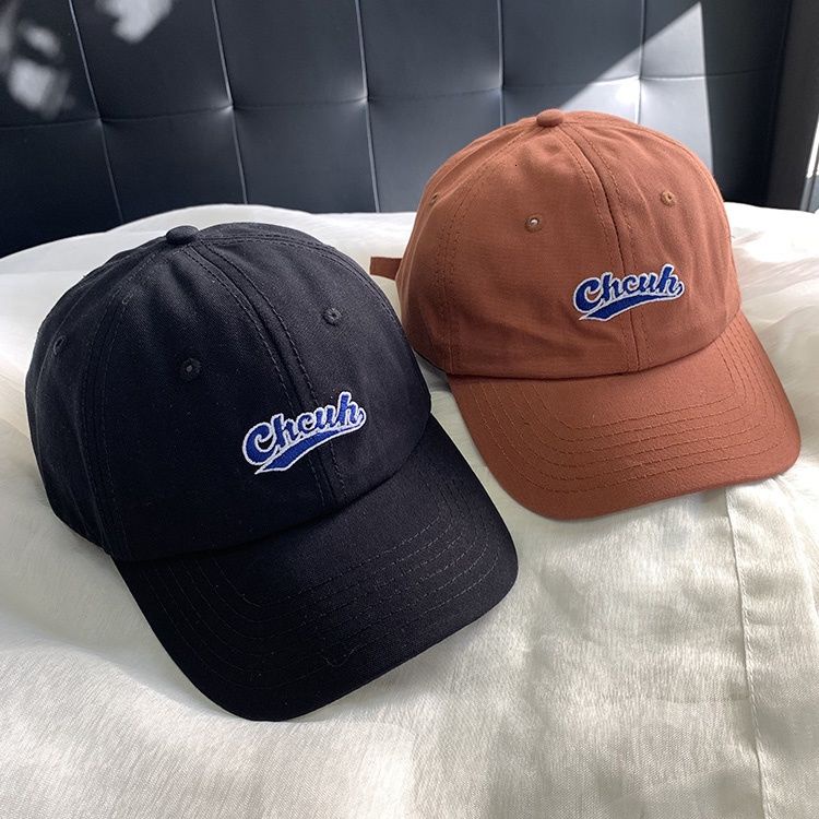 Mũ Lưỡi Trai Mềm Thêu Chữ Thời Trang Mùa Hè Cho Cặp Đôi