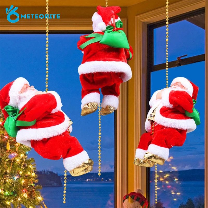 1 Đồ Chơi Ông Già Noel Nhồi Bông Có Nhạc Cho Bé Mới