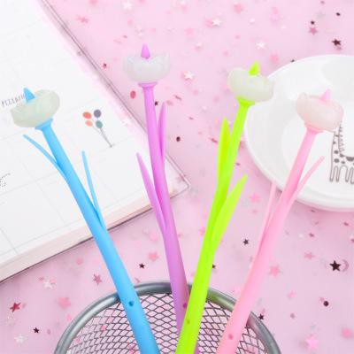 bút cúc zannia đổi màu D274 cute dễ thương mực viết gel