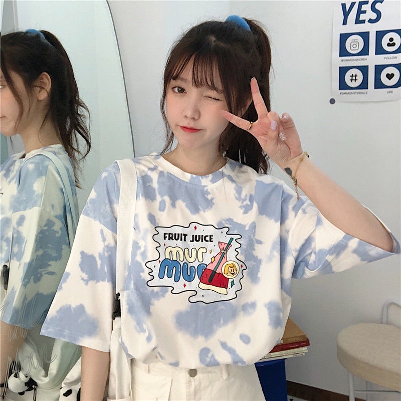 Áo Thun Tay Ngắn Dáng Rộng Phong Cách Hàn Quốc Ngọt Ngào Cho Nữ áo phông nữ JL-TX-24